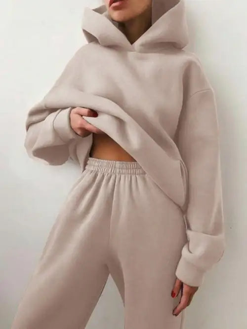 Casual Hoodie Sweat Set