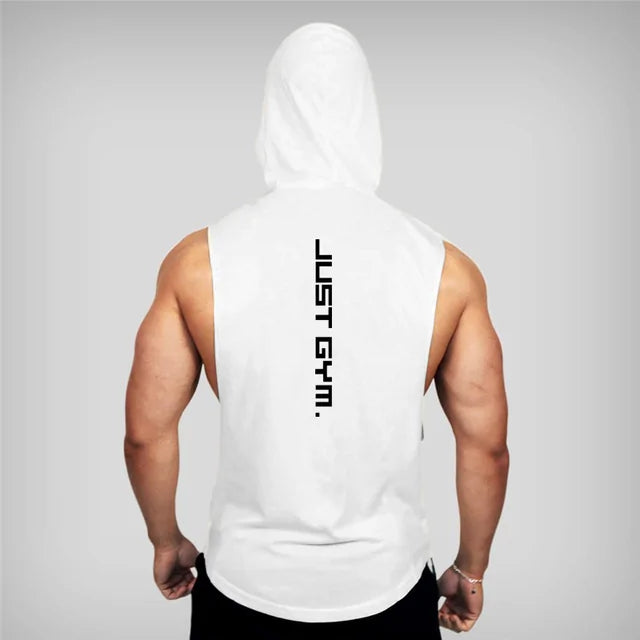 Gym Tank Top with Hoodie