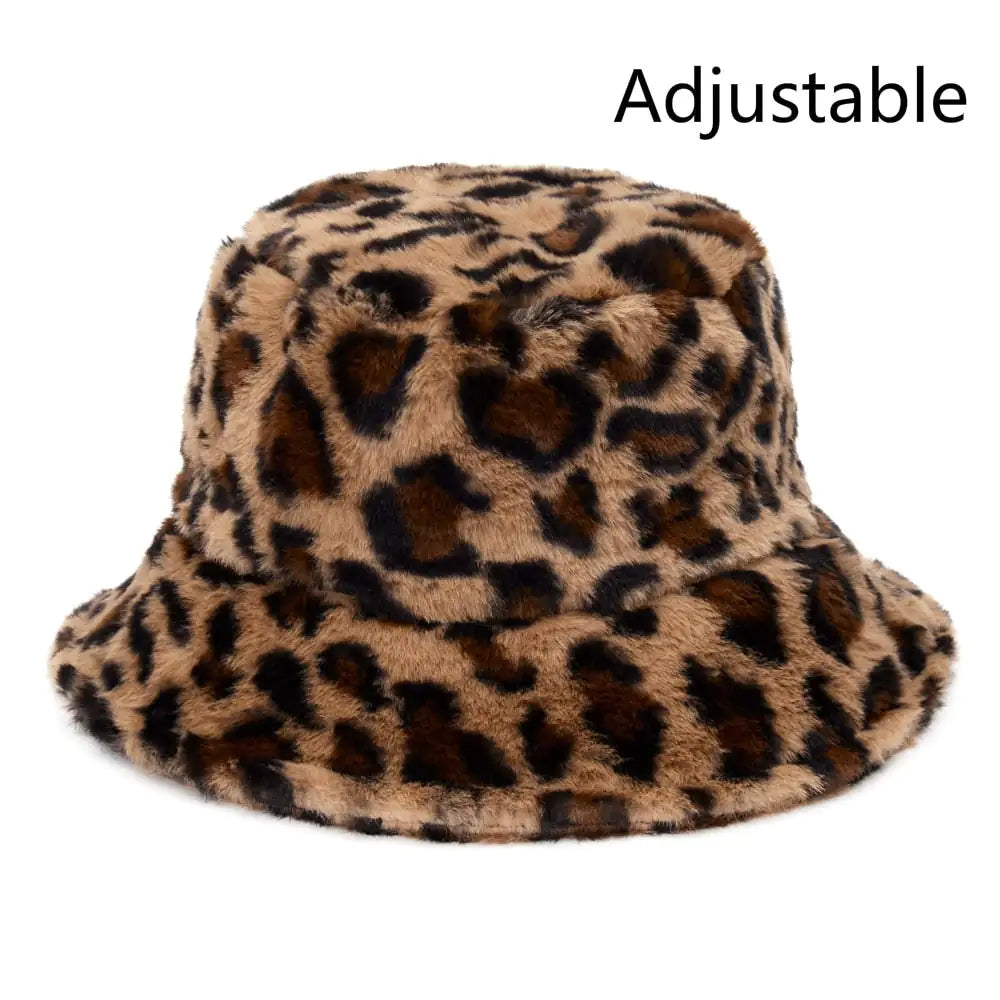 Faux Fur Fluffy Bucket Hats