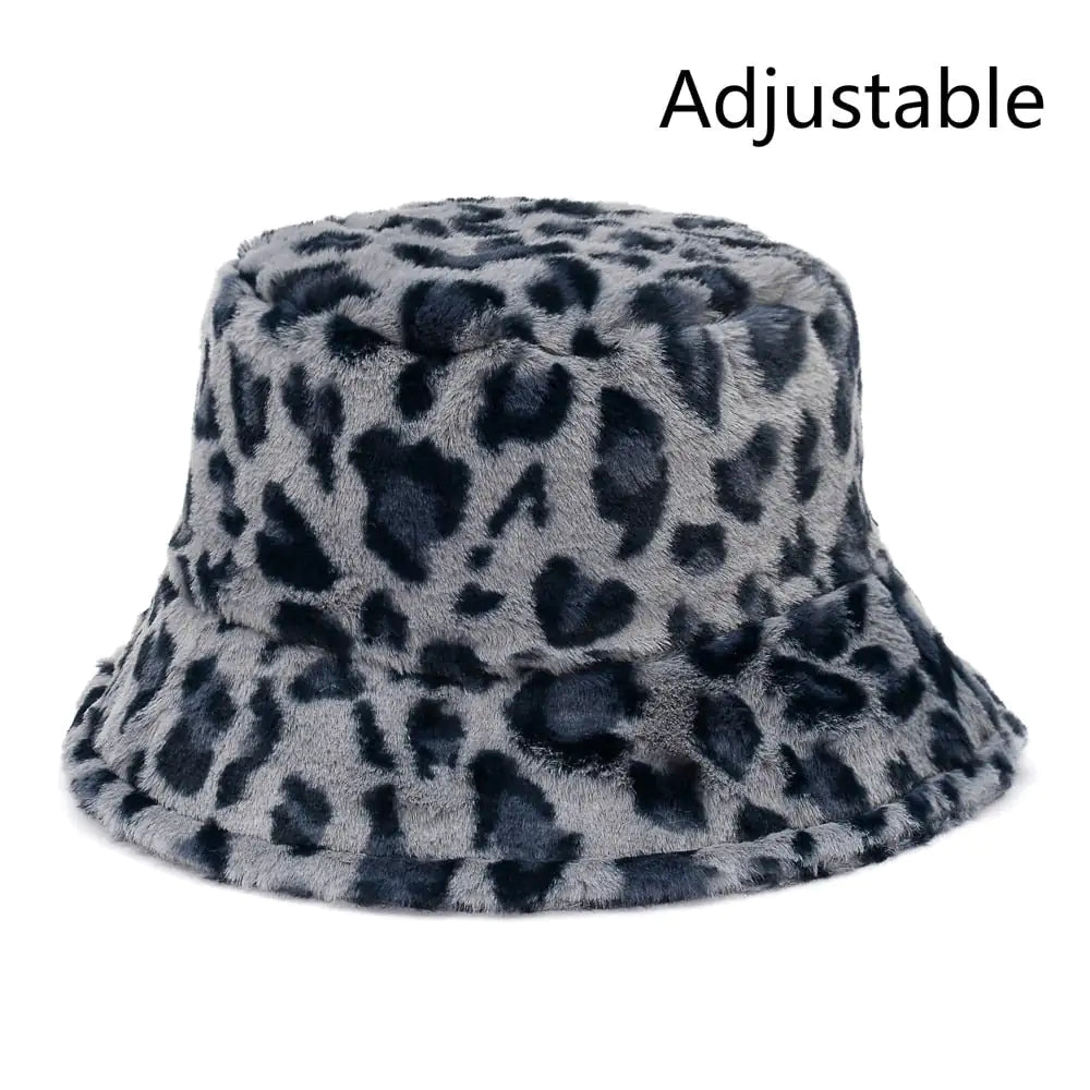 Faux Fur Fluffy Bucket Hats