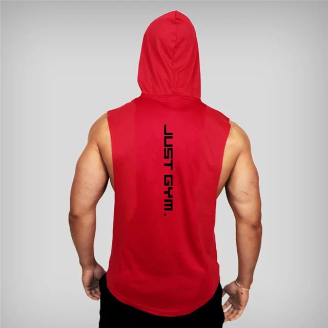 Gym Tank Top with Hoodie