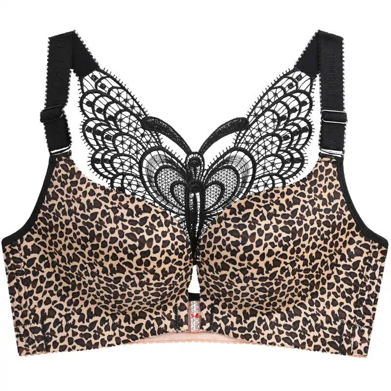 Push-Up Lingerie Backless Bralette Front Closure