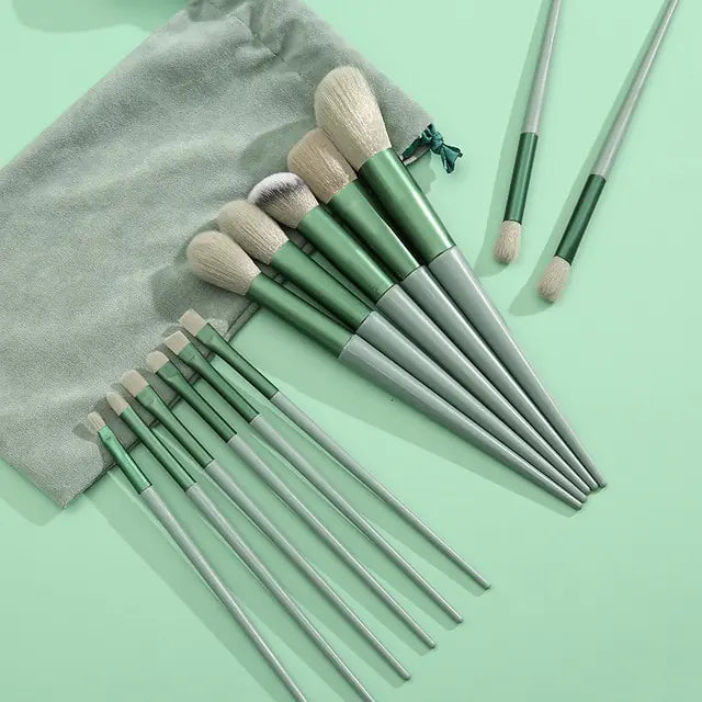 13-Piece Soft Fluffy Makeup Brushes Set