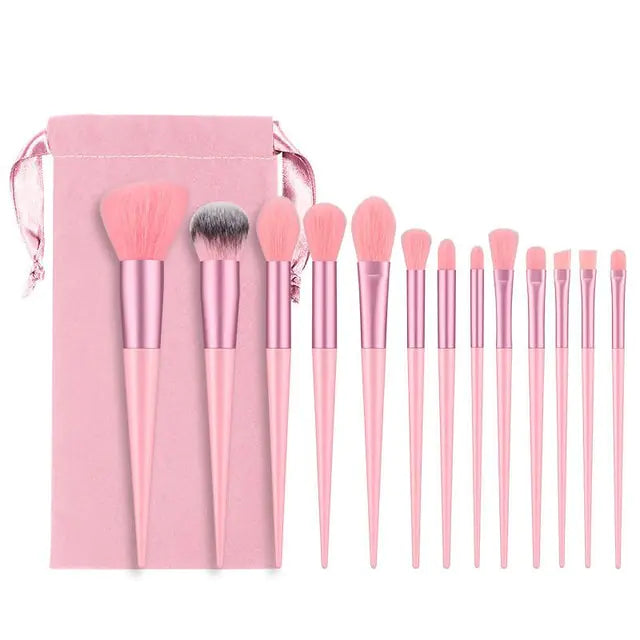 13-Piece Soft Fluffy Makeup Brushes Set