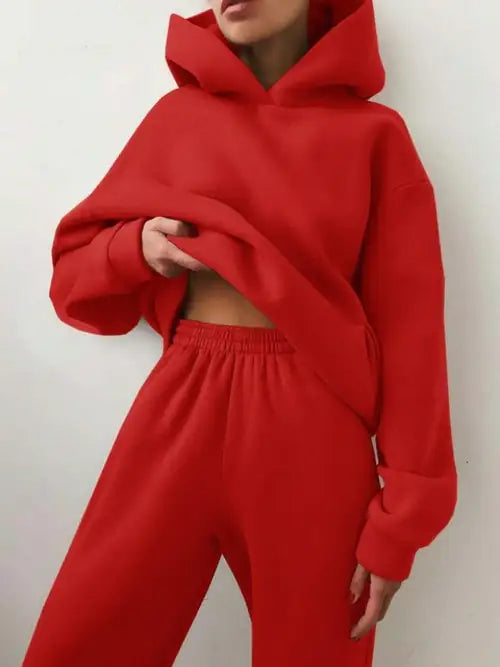 Casual Hoodie Sweat Set