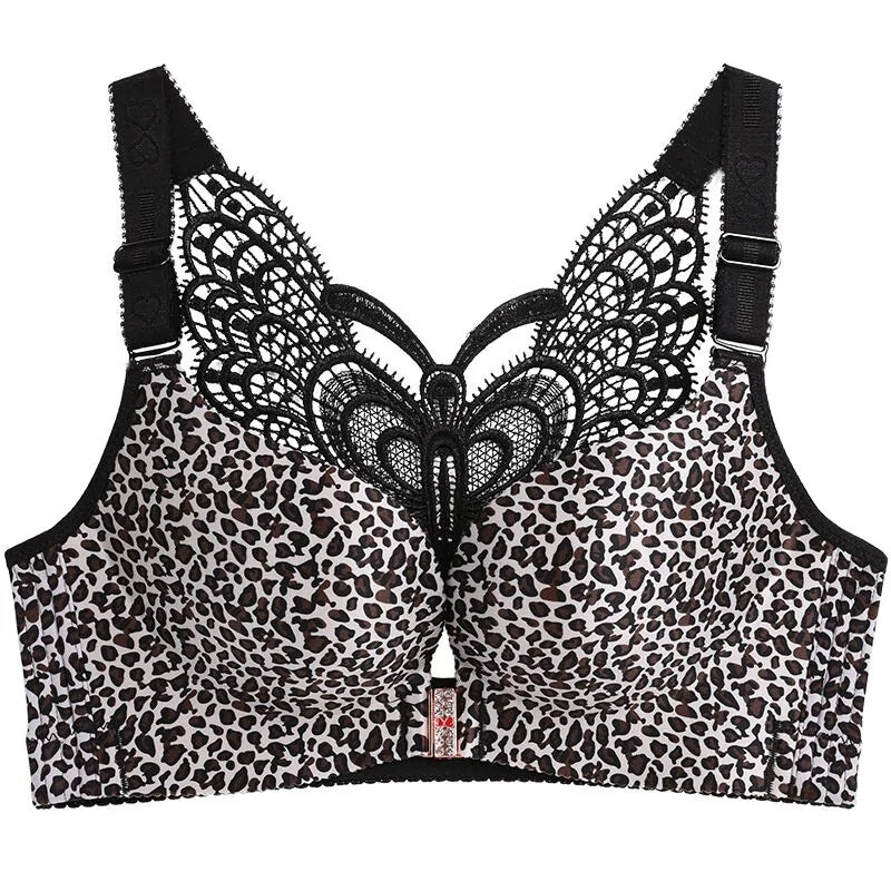 Push-Up Lingerie Backless Bralette Front Closure