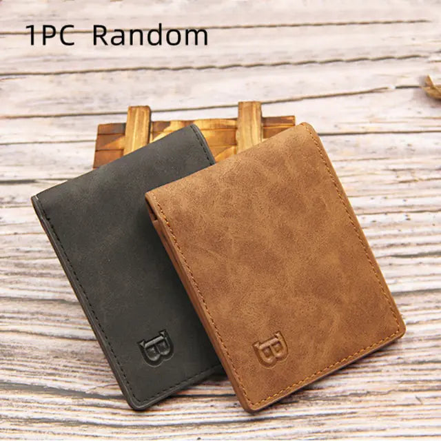 Men's Wallet With Coin Bag