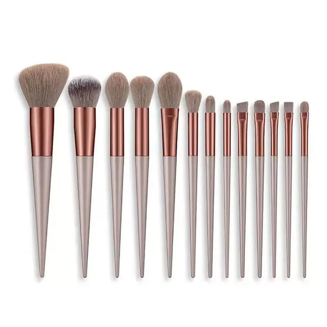 13-Piece Soft Fluffy Makeup Brushes Set