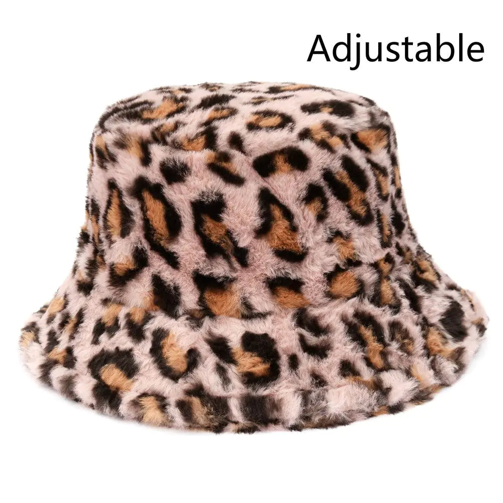 Faux Fur Fluffy Bucket Hats