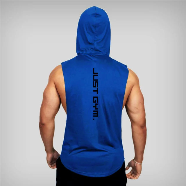 Gym Tank Top with Hoodie