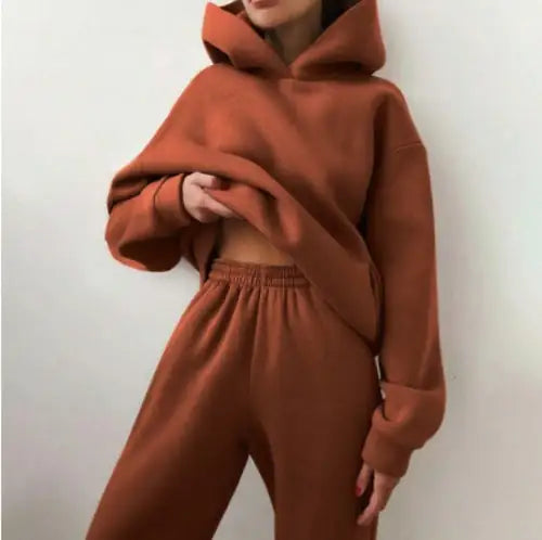 Casual Hoodie Sweat Set