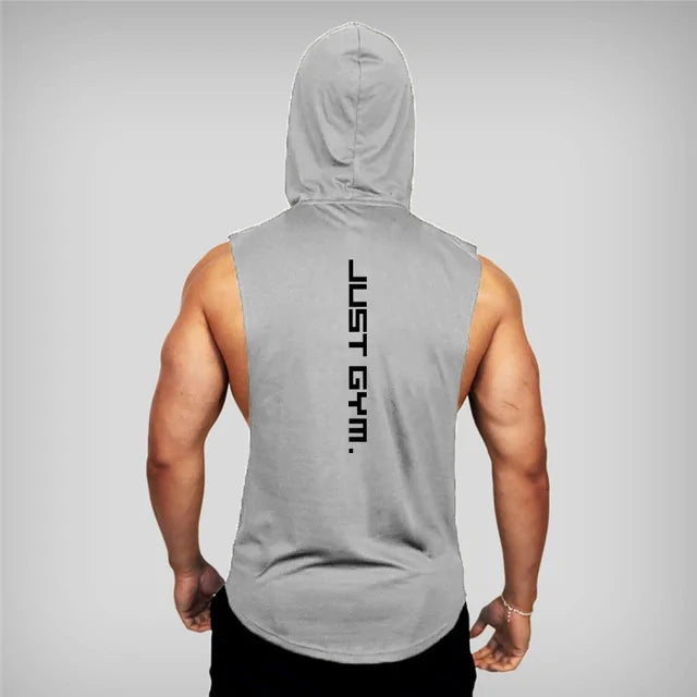 Gym Tank Top with Hoodie