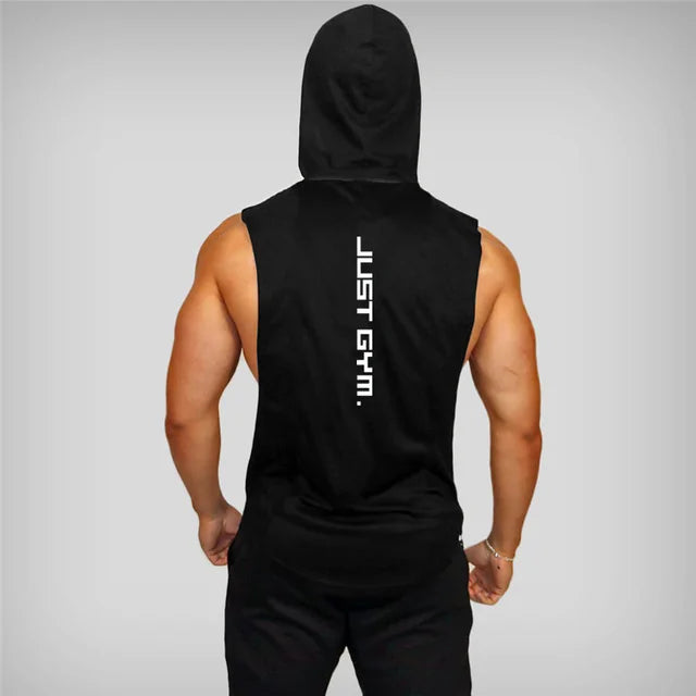 Gym Tank Top with Hoodie