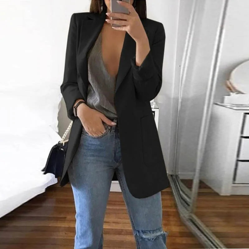 Casual Long Sleeve Business Suit