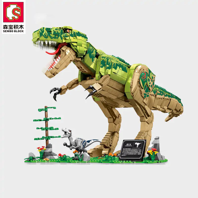 Large Tyrannosaurus Rex Dinosaur Building Blocks (2371 Pcs)