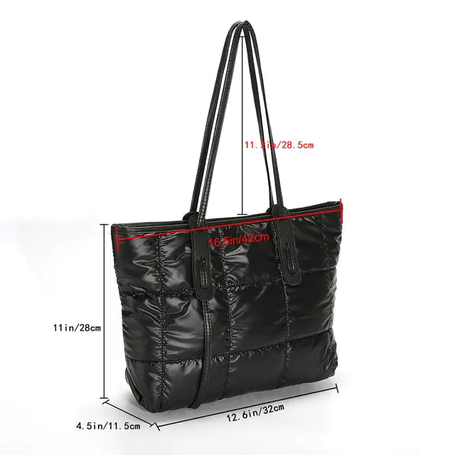 Large Tote Padded Handbags