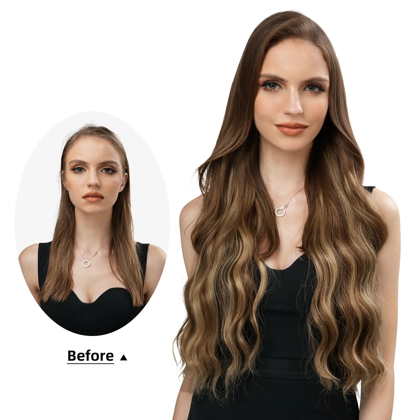 Synthetic Wave Hair Extensions