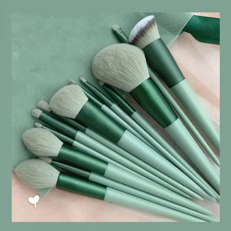 13-Piece Soft Fluffy Makeup Brushes Set