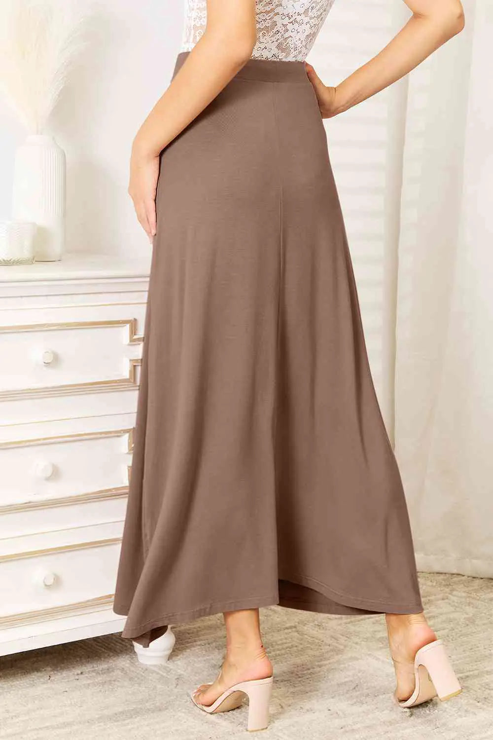 Soft Rayon Maxi Skirt