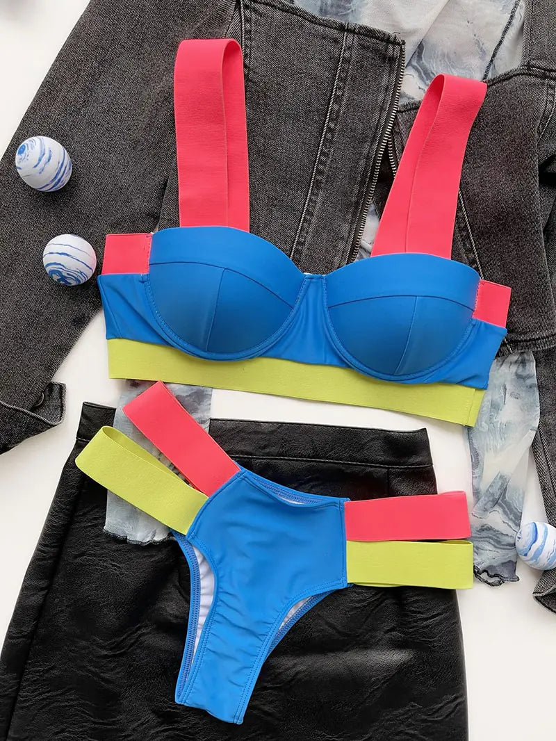 Sexy Patchwork Swimwear