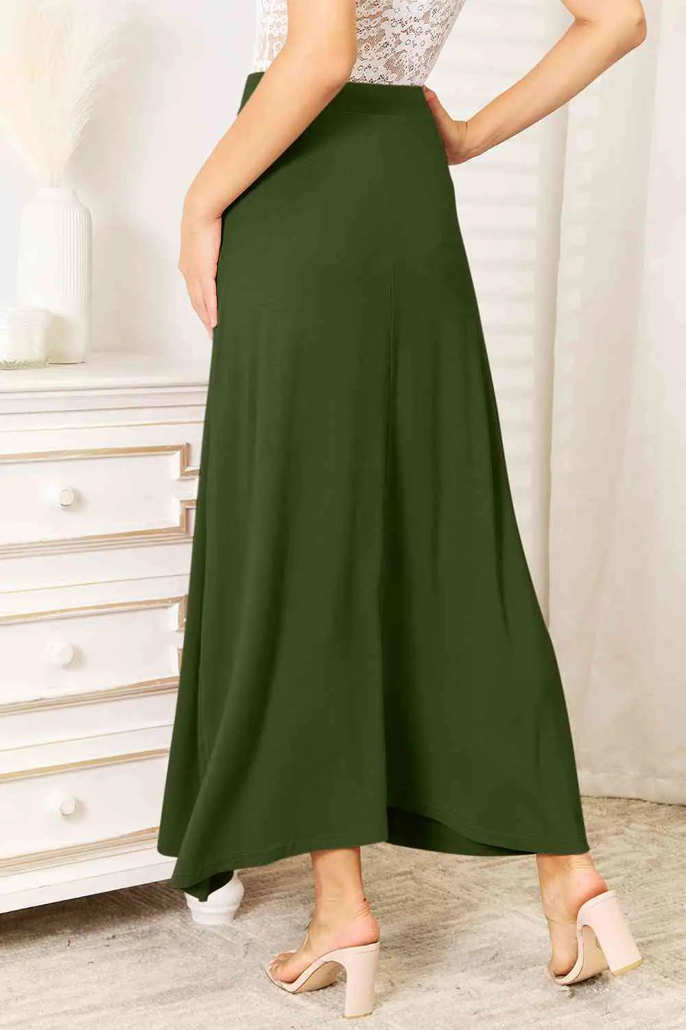 Soft Rayon Maxi Skirt