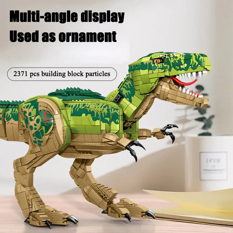 Large Tyrannosaurus Rex Dinosaur Building Blocks (2371 Pcs)