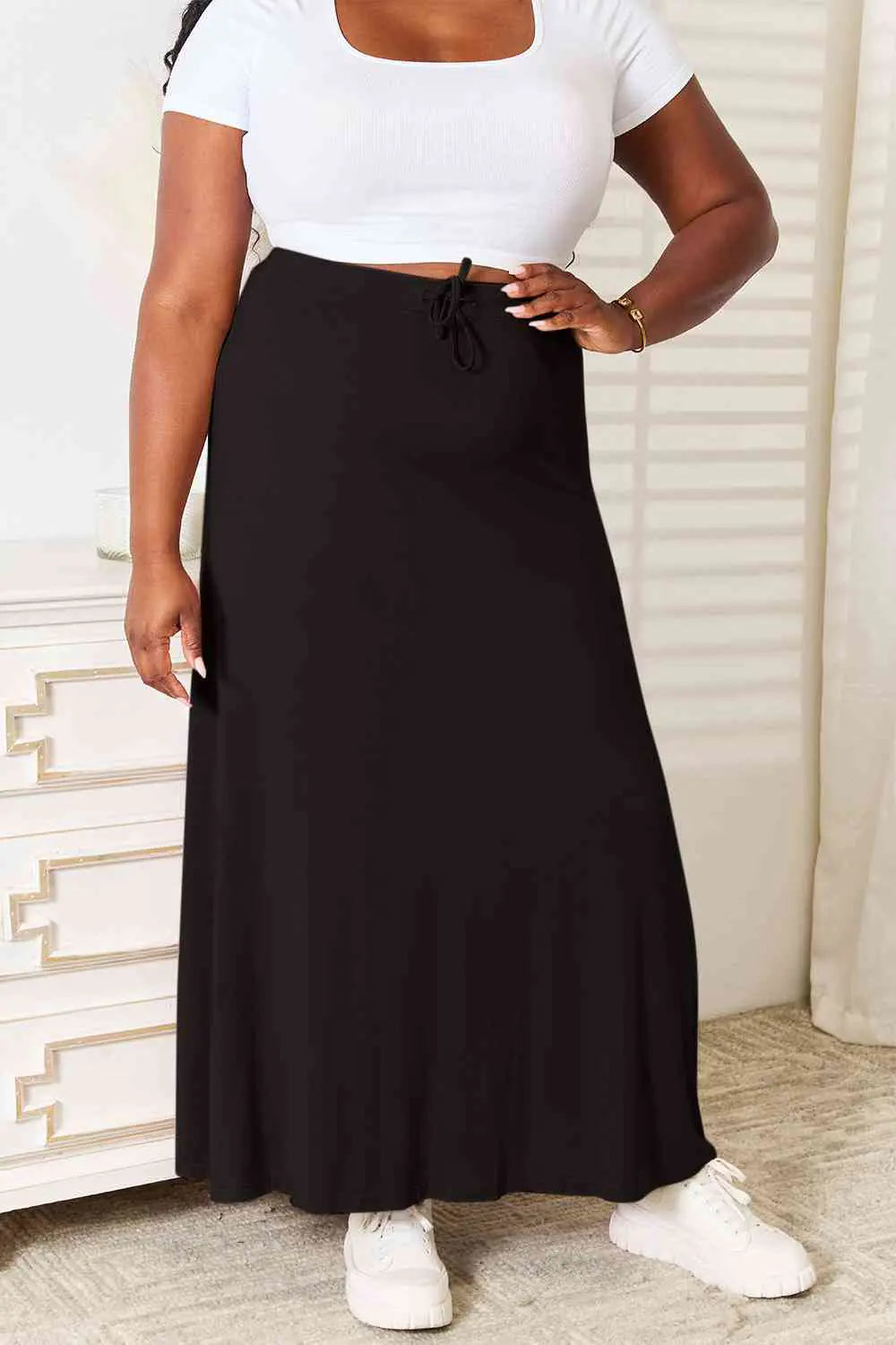 Soft Rayon Maxi Skirt