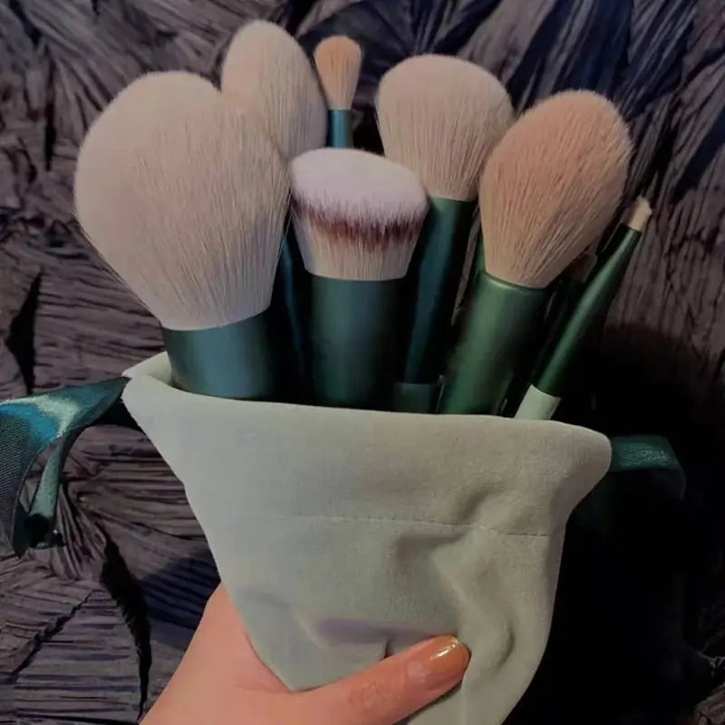 13-Piece Soft Fluffy Makeup Brushes Set