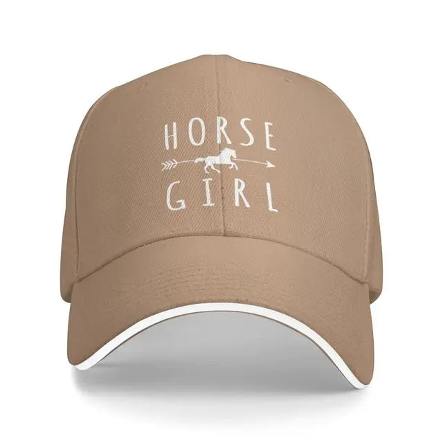 Horse Girl Riders Racer Cap