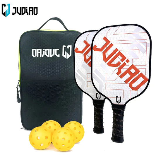 Pickleball Paddle Set Includes 4 Balls