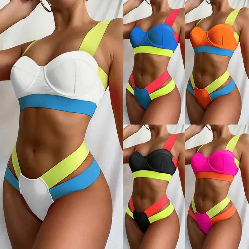 Sexy Patchwork Swimwear