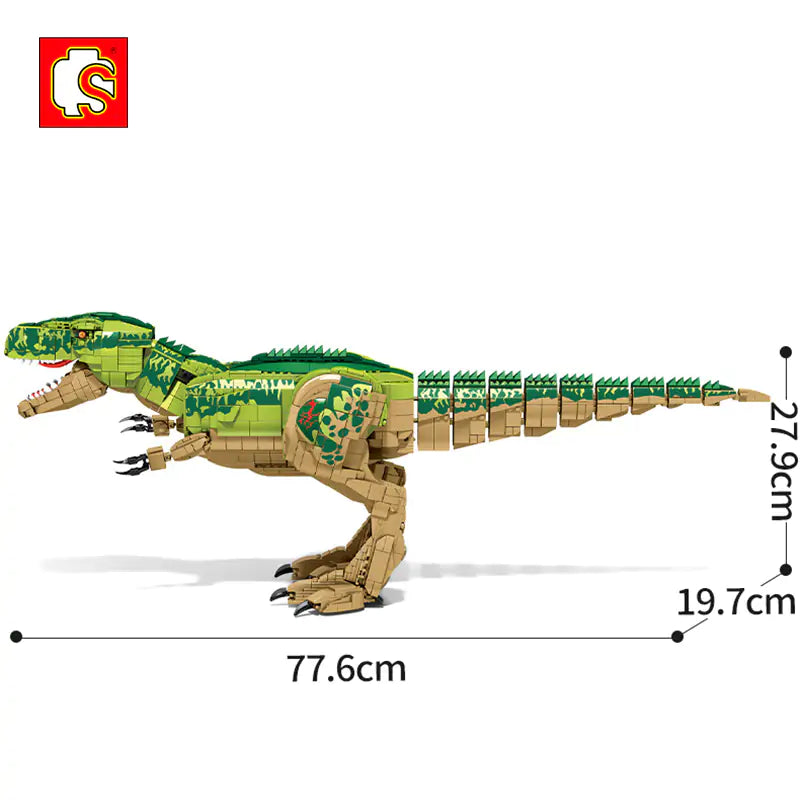 Large Tyrannosaurus Rex Dinosaur Building Blocks (2371 Pcs)