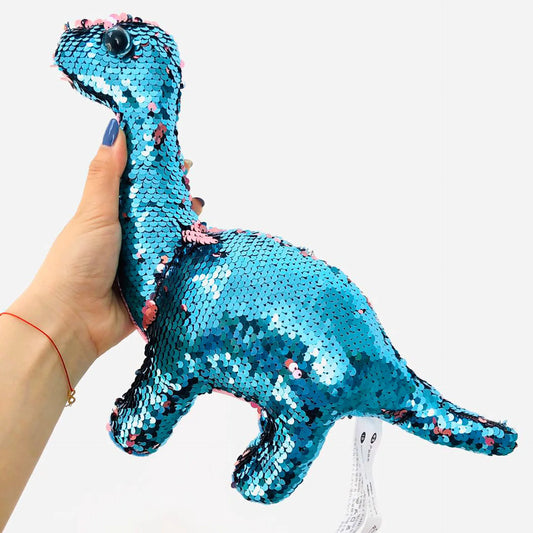 Color-Changing Sequined Dinosaur Plush Toy