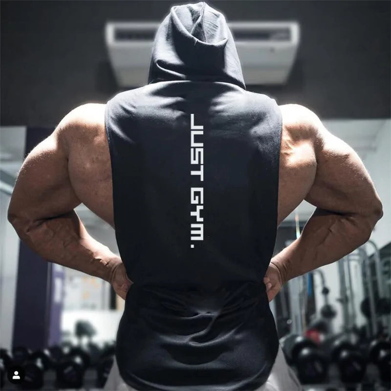 Gym Tank Top with Hoodie