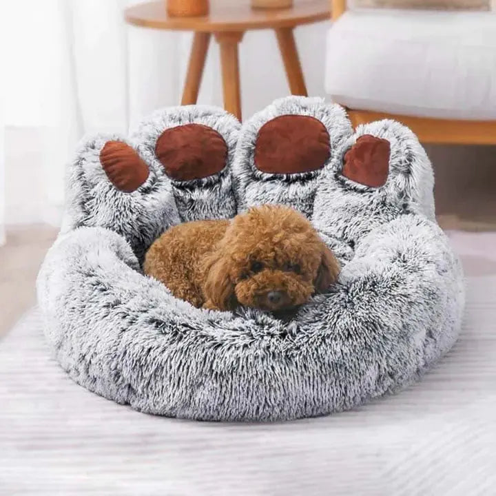 Pet Bear Paw-Shaped  Bed