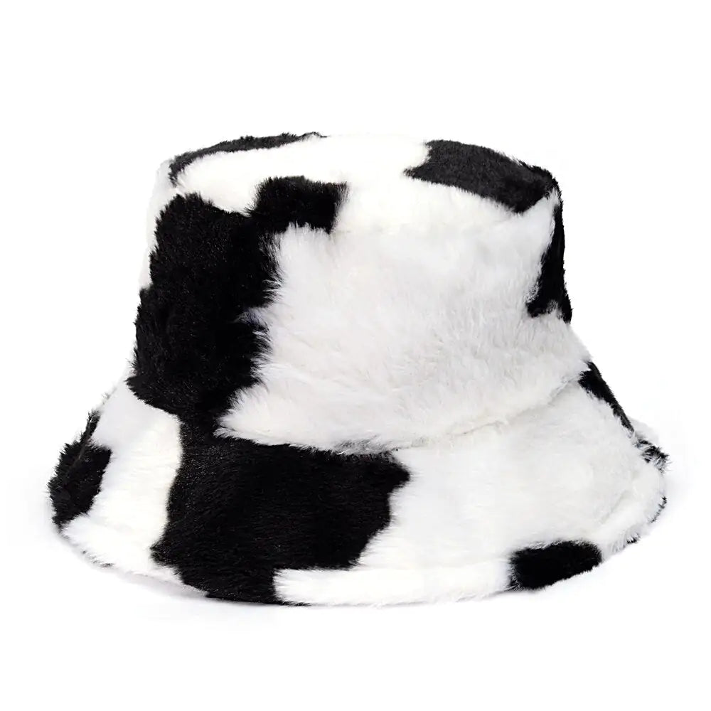 Faux Fur Fluffy Bucket Hats