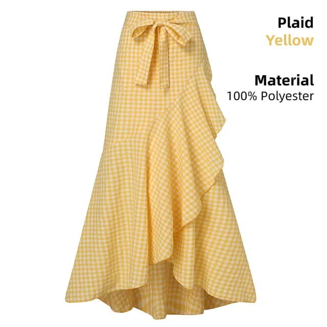 Casual Loose Ruffles Skirt