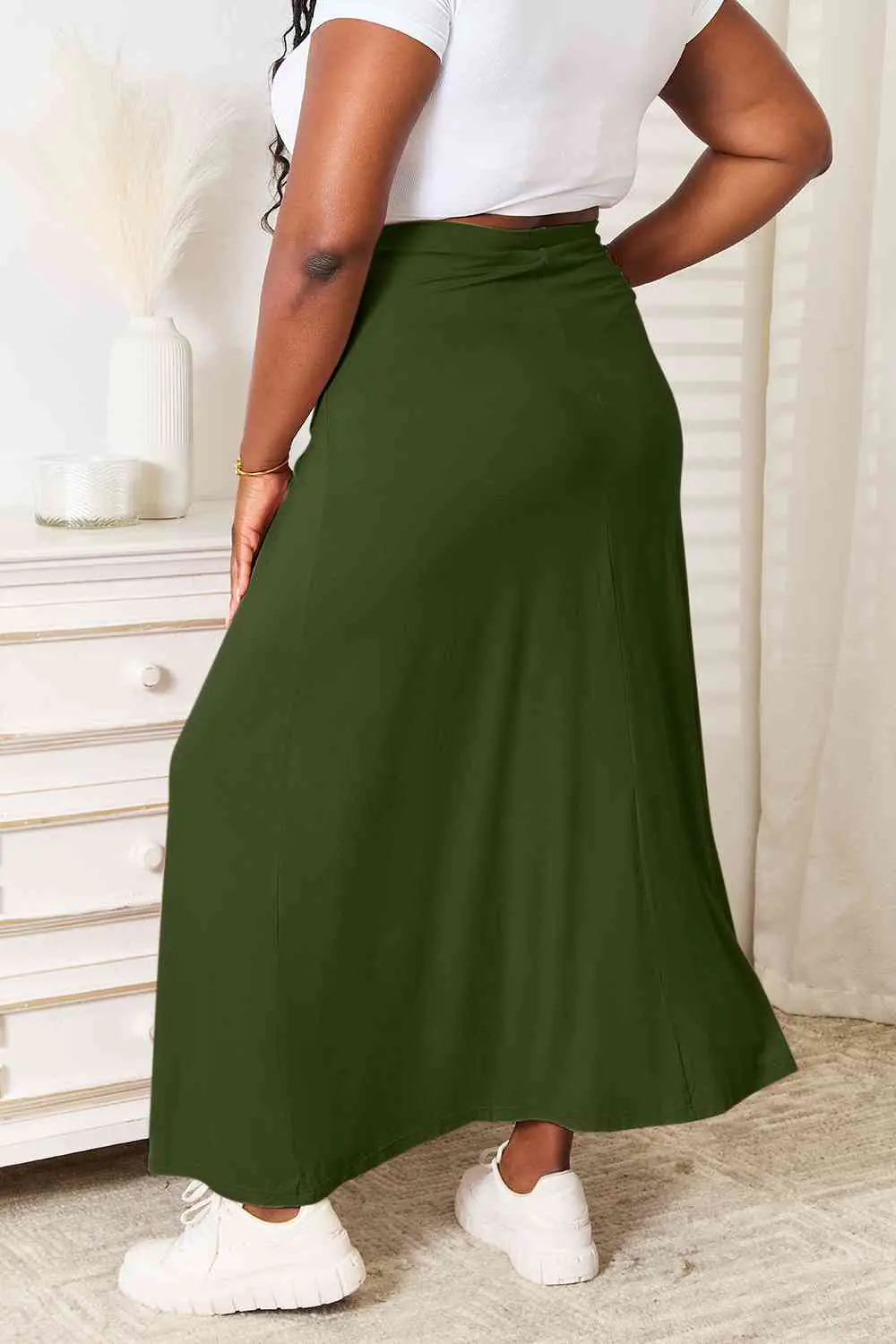 Soft Rayon Maxi Skirt