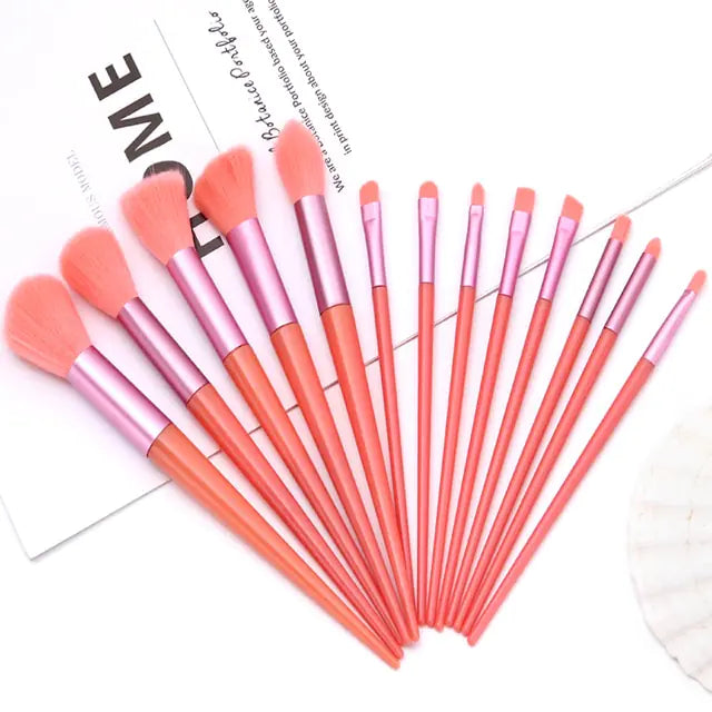 13-Piece Soft Fluffy Makeup Brushes Set