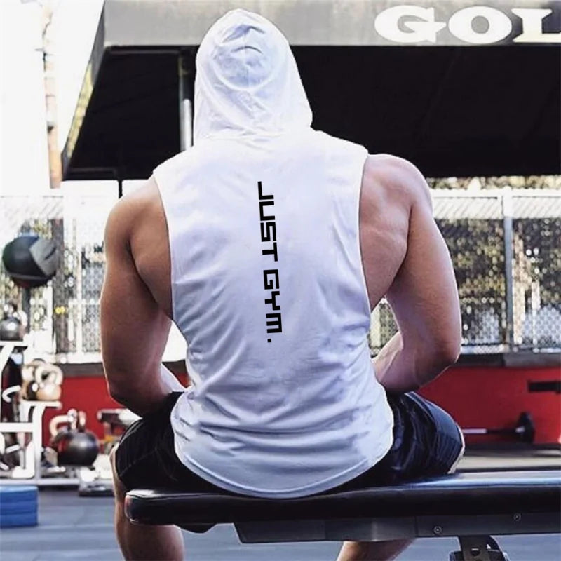 Gym Tank Top with Hoodie